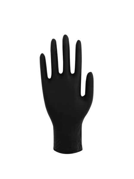 Le meilleur gant nitrile noir - EBONY - Tailles XS-S-M-L-XL 